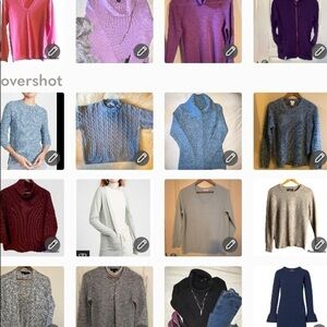 SWEATERS at a glance. Filter/ see my closet for more details.